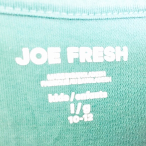 JOE FRESH Yeti Monster Print Tee With Long Sleeves Green Boys 10-12Y - Picture 6 of 7